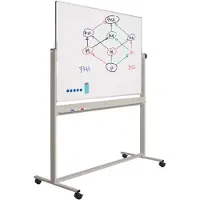 Smit Visual Whiteboard Verrijdbaar - Dubbelzijdig - Magnetisch - 120x180 cm