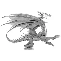 Metal Earth Silver Dragon ICONX Series Bouwpakket