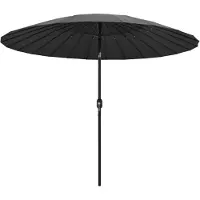 vidaXL Parasol met aluminium paal 270 cm antraciet