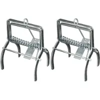 Ubbink 2x Anti mollen vallen/klemmen 14 cm - Ongediertevallen - Ongediertebestrijding