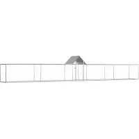 vidaXL Kippenren 9x1x1,5 m gegalvaniseerd staal