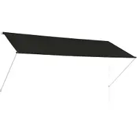 vidaXL Luifel uittrekbaar 300x150 cm antraciet