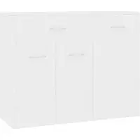 vidaXL Dressoir 88x30x70 cm bewerkt hout wit