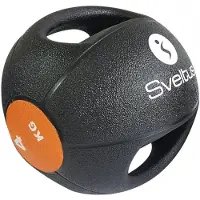 SVELTUS Medicine Ball Dubbele Grip 4 Kg Zwart