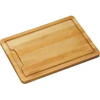 Kesper 1x Rechthoekige dikke houten snijplanken 36 x 50 cm - Snijplanken