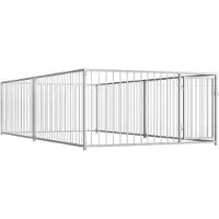 vidaXL Hondenkennel voor buiten 200x400x100 cm