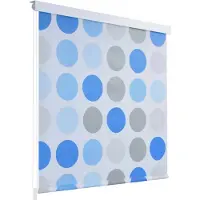 vidaXL Rolgordijn voor douche 100x240 cm cirkel online kopen