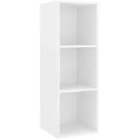 vidaXL Tv-wandmeubel 37x37x107 cm bewerkt hout wit