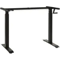 vidaXL Zit-stabureauframe met slinger handmatig zwart