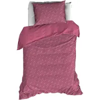 De Witte Lietaer Dekbedovertrek Birds Lilac Flanel-140 x 200 / 220 cm | 1-Persoons