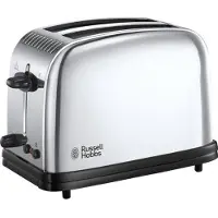 Russell Hobbs 23311-56 Broodrooster 2 sneetjes, roestvrij staal, Broodrooster, Zwart