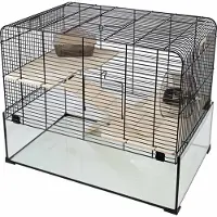 Gebr. De Boon Interzoo hamsterkooi Vision 58 zwart Interzoo