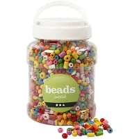 Creativ Company CC Houten Kralen 5-8 mm Multimix Klein ca. 2170 stuks