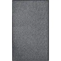 vidaXL Deurmat 90x150 cm grijs