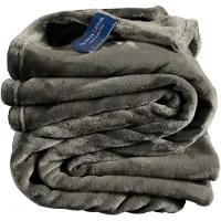 De Witte Lietaer Plaid Cosy Steeple Grey-150 x 200 cm