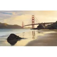 Komar Vliesbehang Digitale print vlies - Golden Gate - Afmeting 400 x 250 cm (1 stuk)