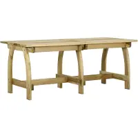 vidaXL Tuintafel 220x74x75 cm geïmpregneerd grenenhout