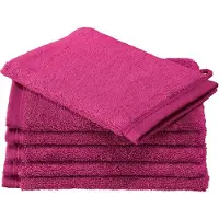 De Witte Lietaer Washandje Contessa Magenta (set van 6)