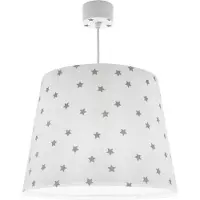 DALBER Kinderkamer hanglamp Star Light wit met soft grijs
