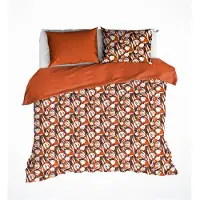 De Witte Lietaer Dekbedovertrek Tulipa Rooibos Tea Satijn-260 x 200 / 220 / 240 cm | Extra Breed