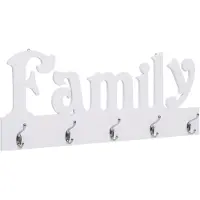 vidaXL Wandkapstok family 74x29,5 cm