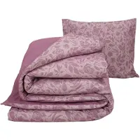 De Witte Lietaer Dekbedovertrek Lea Lilac Flanel-140 x 200 / 220 cm | 1-Persoons