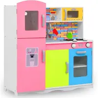 vidaXL Cuisine en jouet pour enfants MDF 80x30x85 cm Multicolore80255
