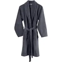 De Witte Lietaer Badjas Heren Gentle Dark Grey-XL