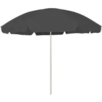 vidaXL Strandparasol 300 cm antracietkleurig