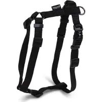 Blokker Dierenbenodigdheden Vadigran H-harnas Classic Nylon Zwart 56-77cmx25mm L