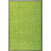 vidaXL Deurmat wasbaar 60x90 cm groen