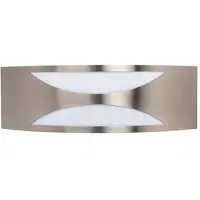 BES LED LED Tuinverlichting - Buitenlamp - Manipu 3 - Wand - RVS - E27 - Vierkant