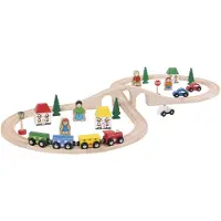 Bigjigs Houten Treinbaan - - 8-Vormig - 26-Delig