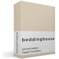 Beddinghouse Topper Hoeslaken Natural (Percal)-90 x 200 cm