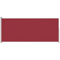 vidaXL Tuinscherm uittrekbaar 180x500 cm rood