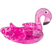 Swim Essentials Luchtmatras Neon flamingo XL -