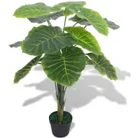 vidaXL Plante artificielle avec pot Taro 85 cm Vert244432