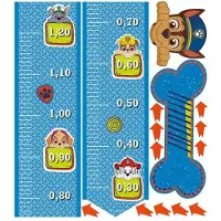Molecule Paw Patrol Muursticker Groeimeter - 120 x 20 cm