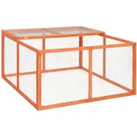 vidaXL Konijnenhok 124x120x60 cm massief vurenhout