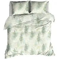 Satin d'or Dekbedovertrek Felci Groen - 140x200/220 cm | 1-persoons