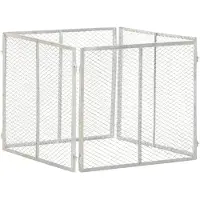 vidaXL Compostbak 85x85x70 cm gegalvaniseerd staal
