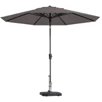 Madison Parasol Paros Luxe Auto Tilt Taupe Grade 6 (300 x 300 cm)