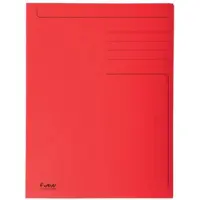 Exacompta 50x FOREVER bedrukte map met 3 kleppen - 280gm2 - 24x32 cm voor A4 - Rood - 448003E