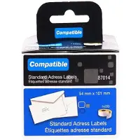 Blokker Adreslabels Alternatief Voor Dymo 99014 54x101mm 220 Stuks