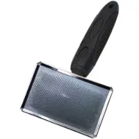DOBENO Tools-2-groom Dierenborstel 19,5 X 12 Cm Staal/rubber Zwart