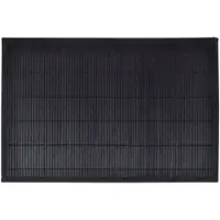 vidaXL 6 Placemats bamboe 30 x 45 cm zwart