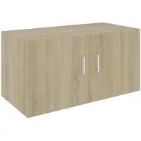 vidaXL Hangkast 80x39x40 cm bewerkt hout sonoma eikenkleurig