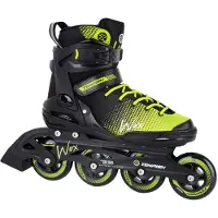 Tempish Wox 84 Skeelers Volwassenen – 4x84mm Wielen – Fitness Inline Skates – Zwart Groen – Maat 43