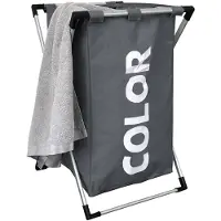 IBuy24 Opvouwbare wasmand - Donkergrijs
