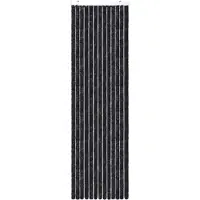 vidaXL Vliegengordijn 90x200 cm chenille antraciet